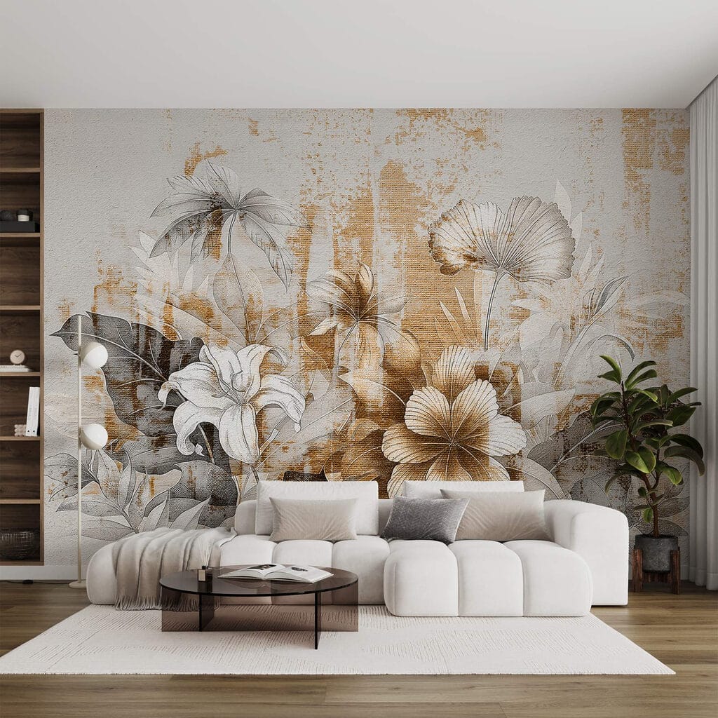 Elegant floral design with soft tones Elegant floral design with soft tones