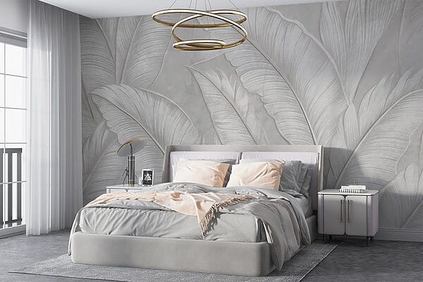 Papel de parede branco com penas Papel de parede branco com penas