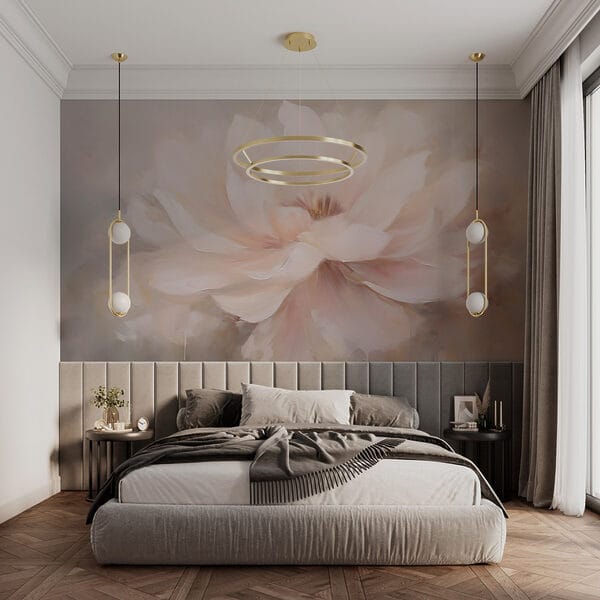 Pintura de uma flor Pintura de uma flor