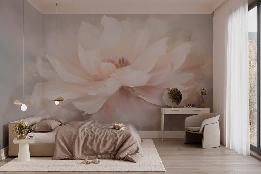 Pintura de uma flor