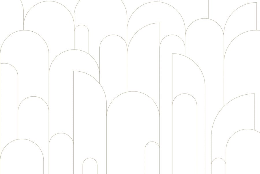 Linhas brancas e castanhas sobre um fundo branco