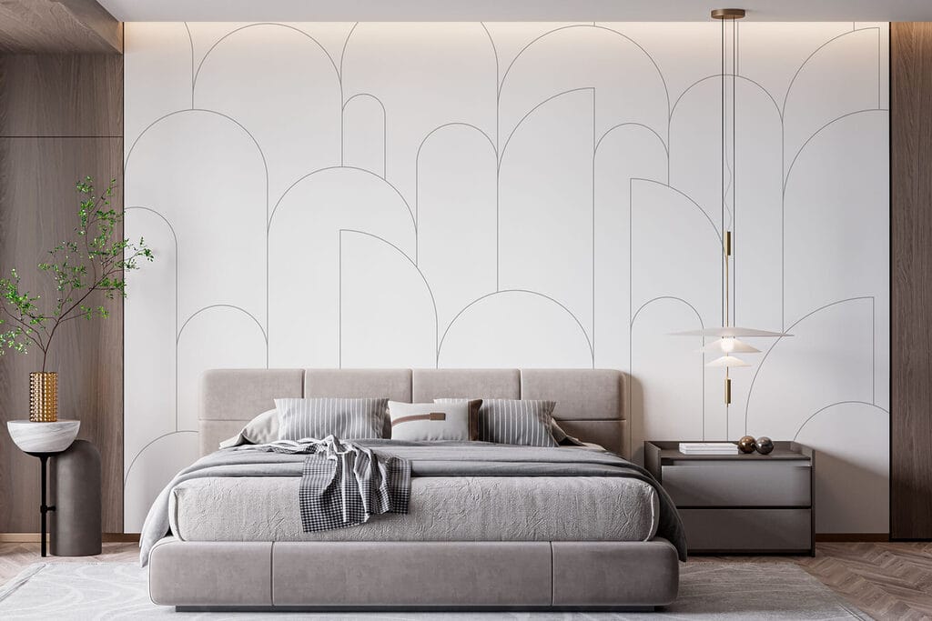 White and black pattern White and black pattern