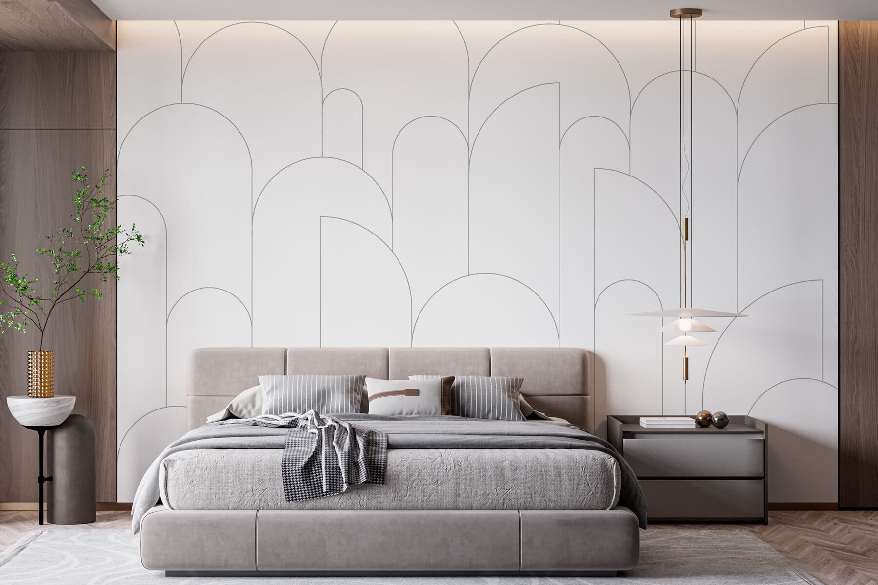 White and black pattern White and black pattern