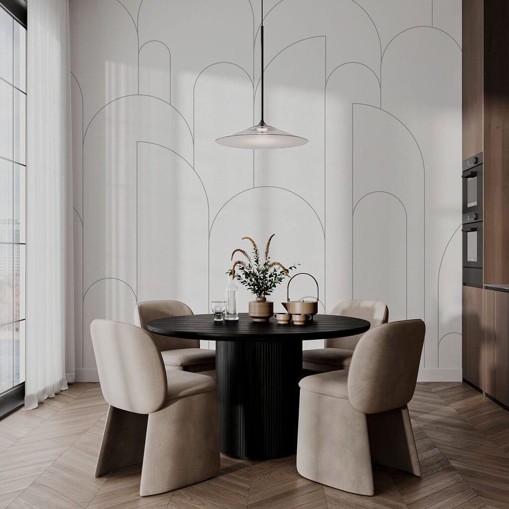 White and black pattern White and black pattern