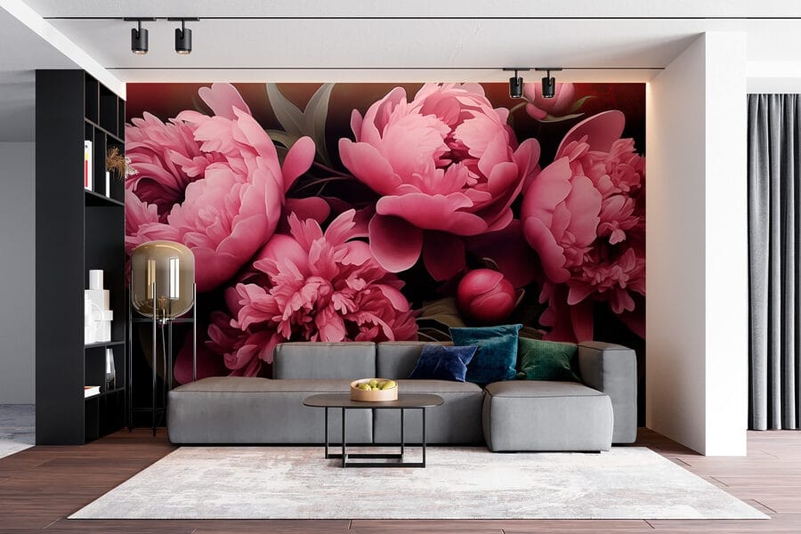 Elegantes pétalas cor-de-rosa em harmonia.