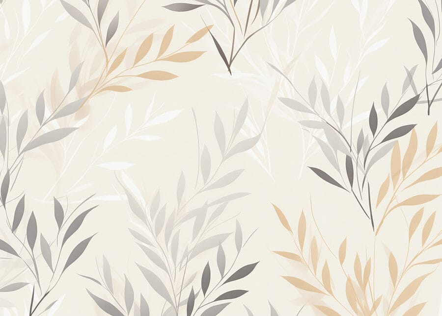 Padrão de folhas sobre um fundo branco Padrão de folhas sobre um fundo branco