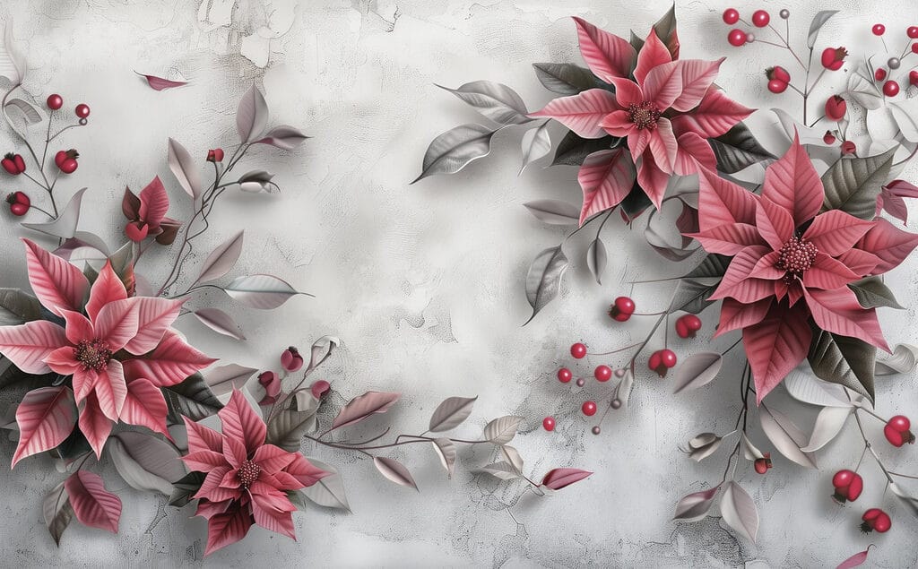 Elegância floral num cenário discreto Elegância floral num cenário discreto