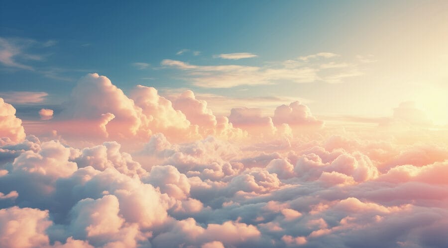 Nuvens no céu