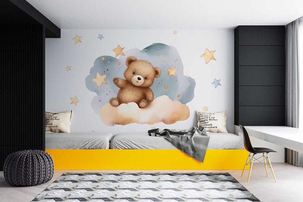 Teddy bear on a cloud Teddy bear on a cloud
