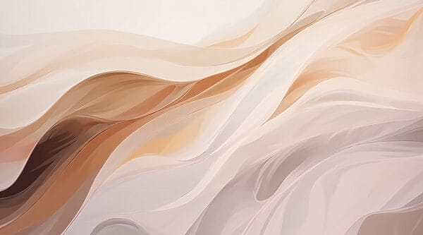 Ondas suaves de cores quentes a fluir. Ondas suaves de cores quentes a fluir.
