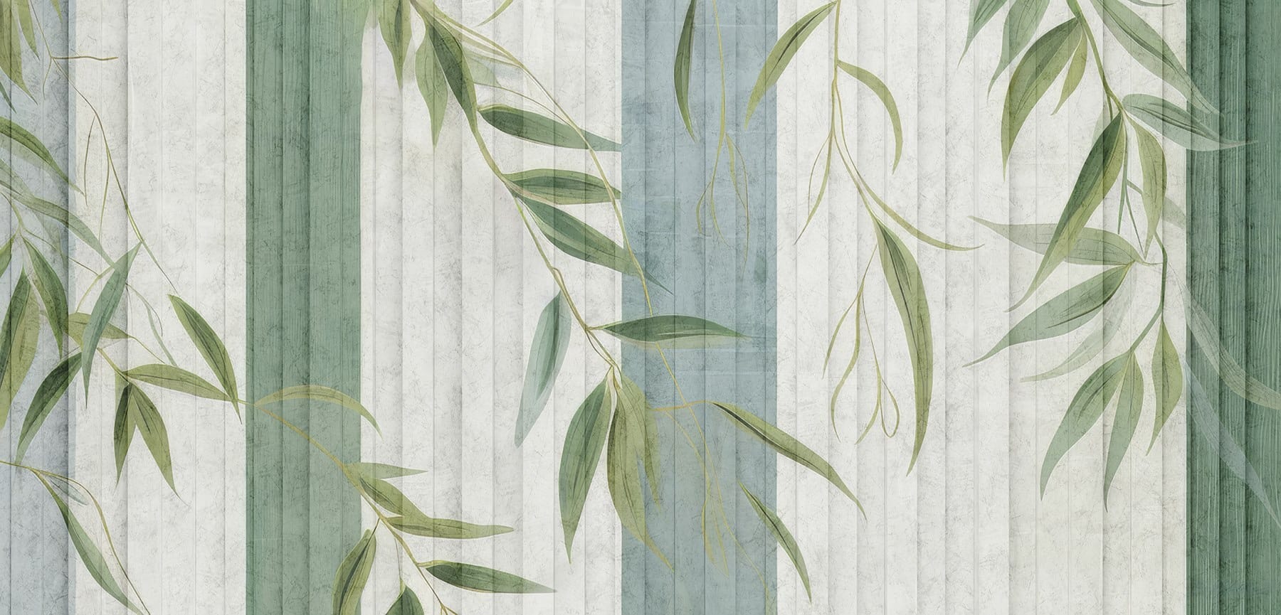 Wallpaper with leaves on it