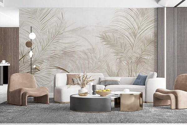 Fundo branco com folhas Fundo branco com folhas