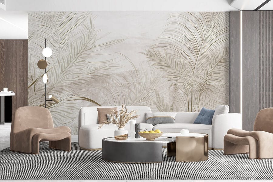 Fundo branco com folhas Fundo branco com folhas