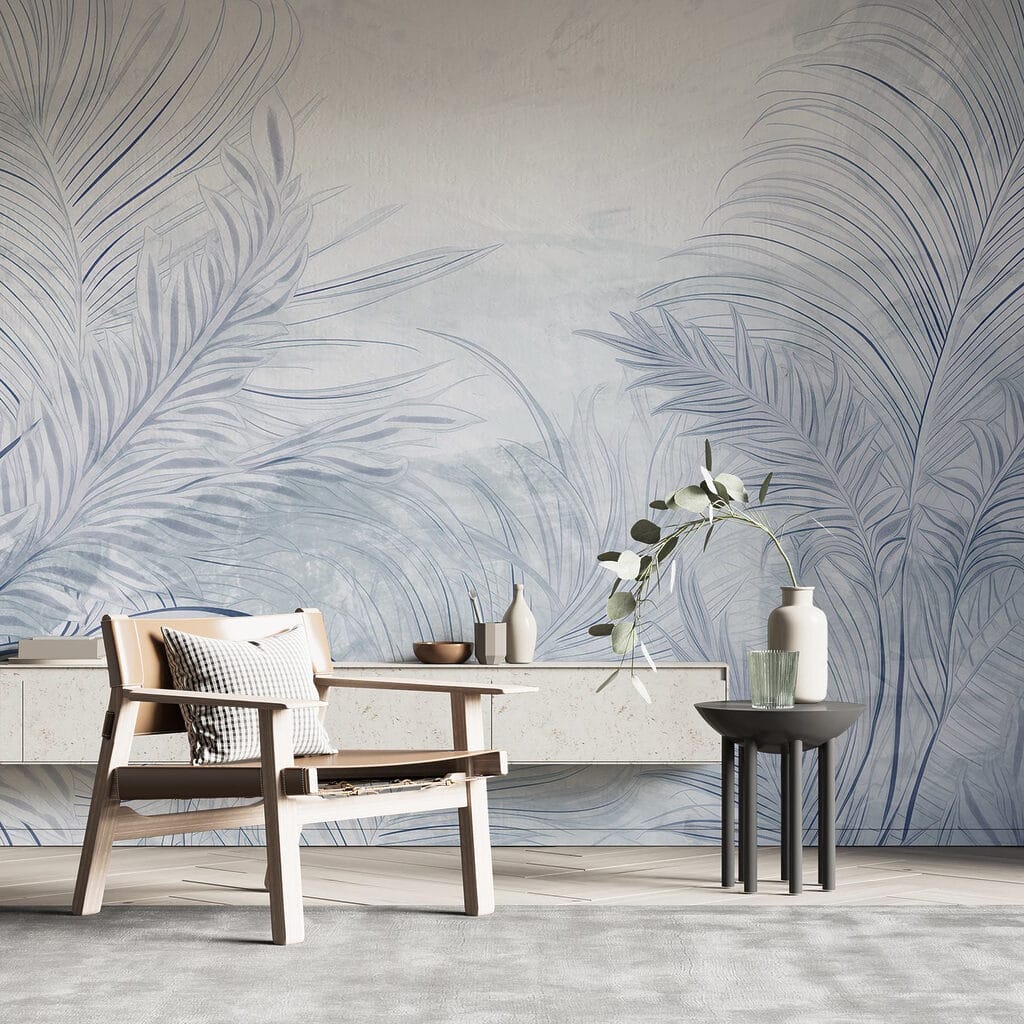 Nature's calming, soft palm leaves Nature's calming, soft palm leaves