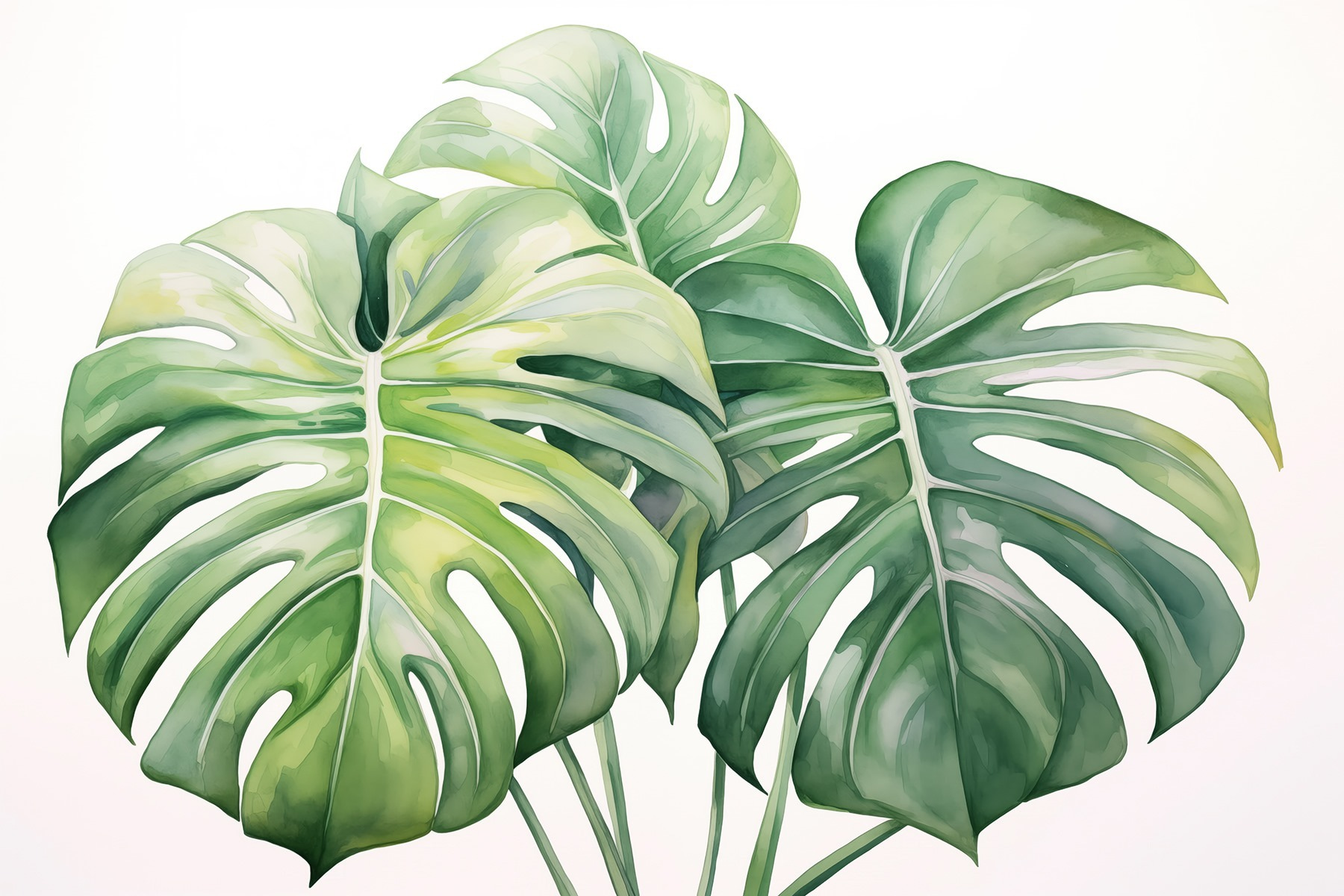 Group of green leaves Group of green leaves