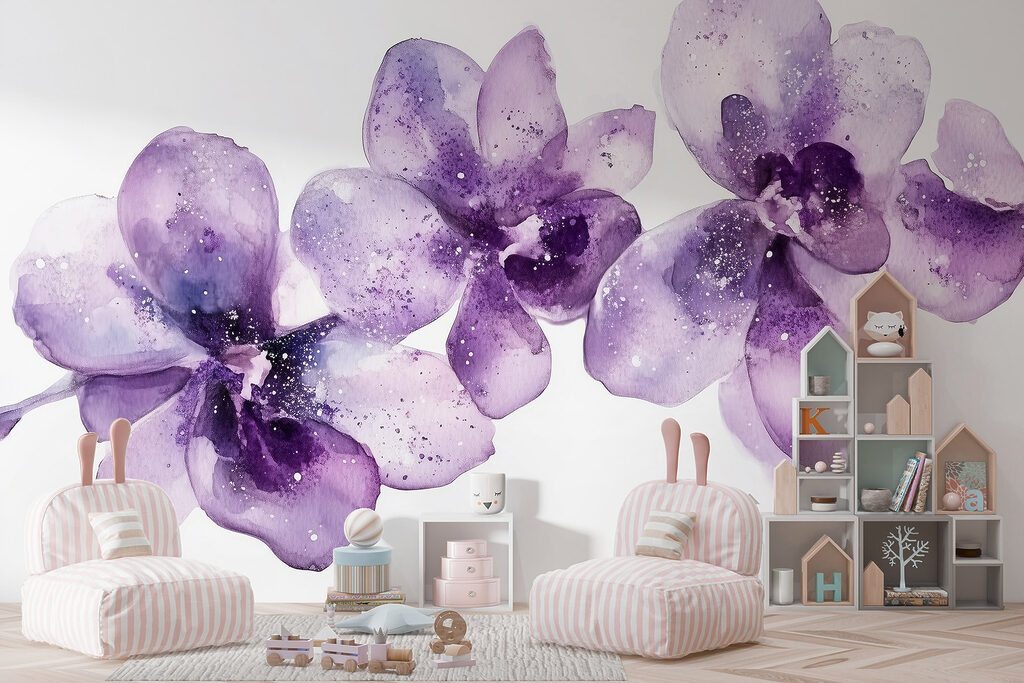 Group of purple flowers