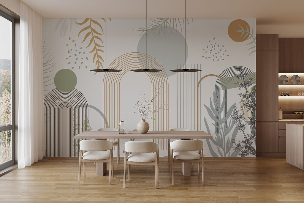 Graphic design of plants and leaves Graphic design of plants and leaves