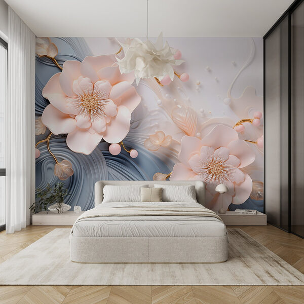 Design floral elegante em tons suaves Design floral elegante em tons suaves