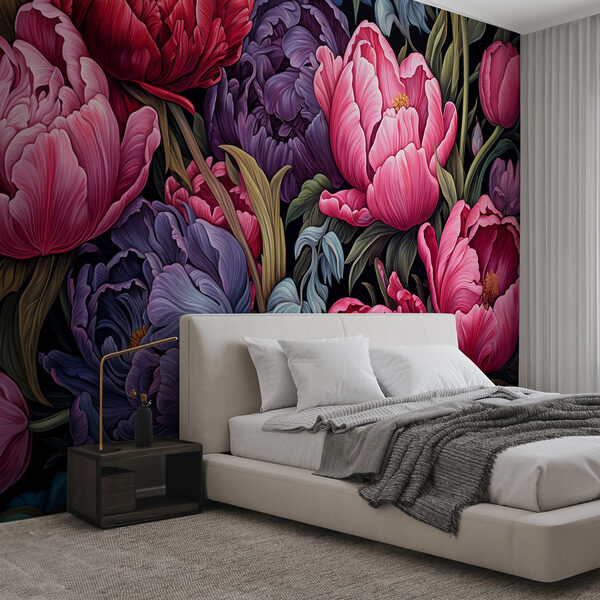Flores vibrantes em cores marcantes Flores vibrantes em cores marcantes