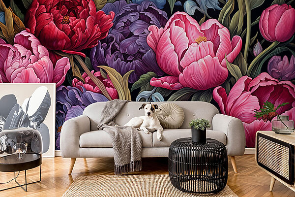 Flores vibrantes em cores marcantes Flores vibrantes em cores marcantes