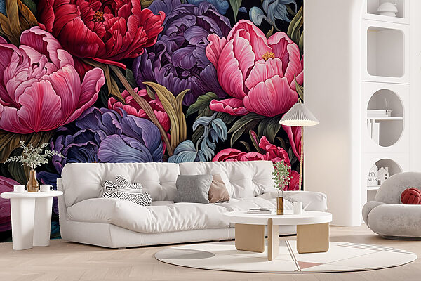 Flores vibrantes em cores marcantes Flores vibrantes em cores marcantes