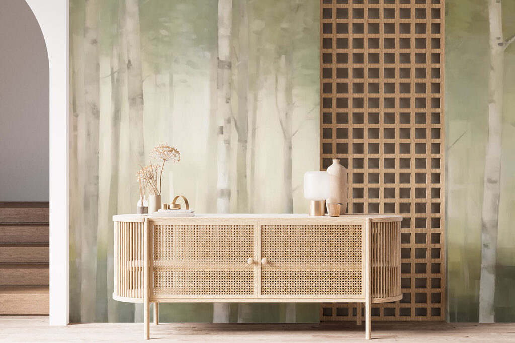 Group of trees in a forest Group of trees in a forest