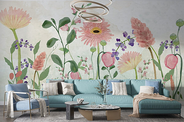 Pintura de flores e plantas Pintura de flores e plantas