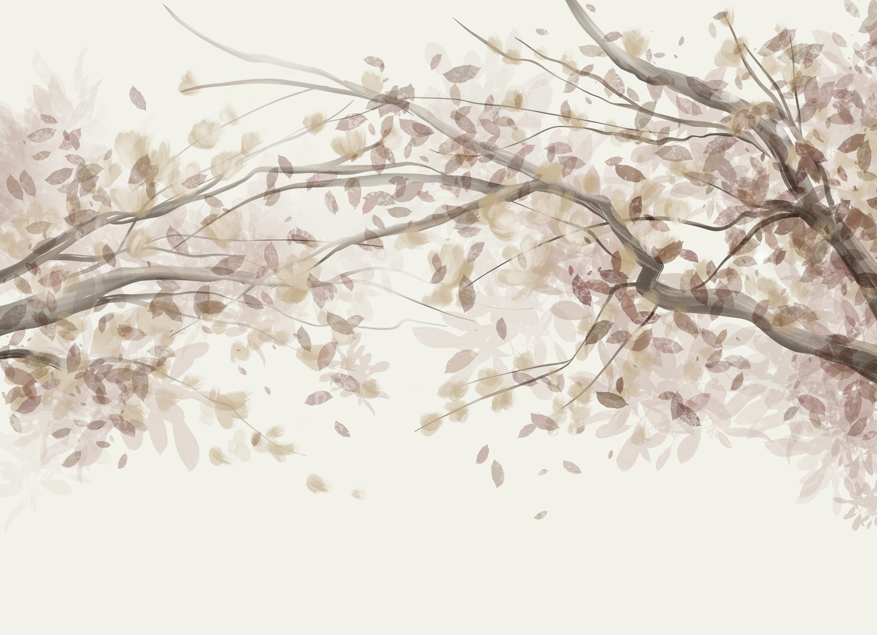 Tree branch with leaves