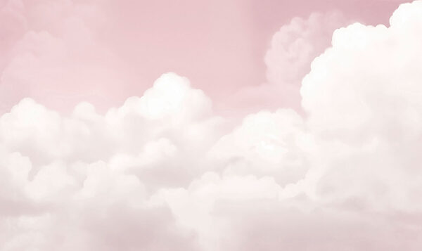 Céu cor-de-rosa com nuvens Céu cor-de-rosa com nuvens