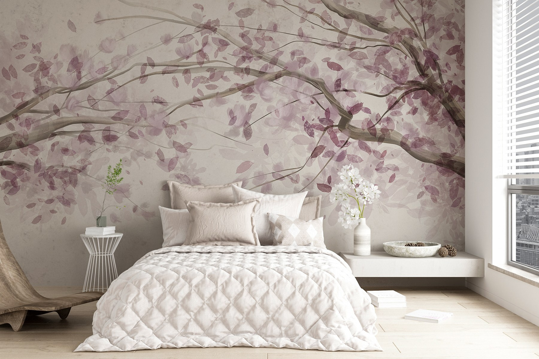 Tree with purple leaves Tree with purple leaves