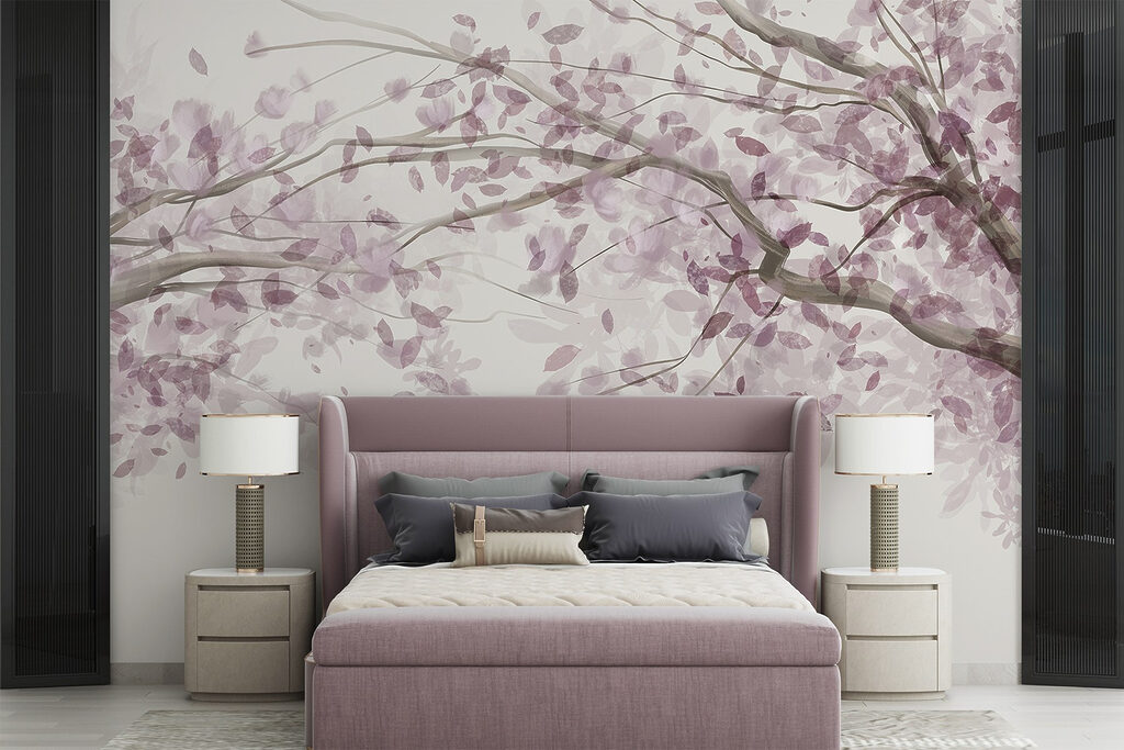 Tree with purple leaves Tree with purple leaves