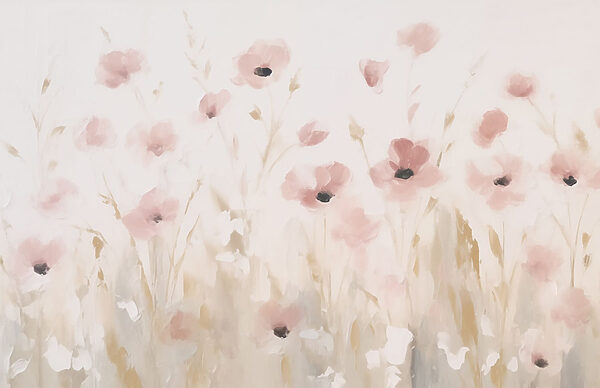 Pintura de flores cor-de-rosa Pintura de flores cor-de-rosa