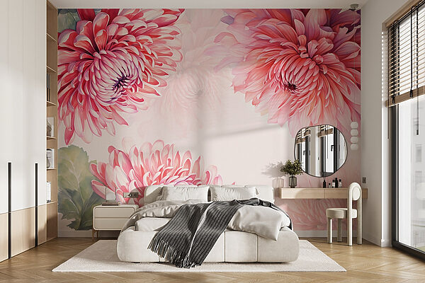 Flores vibrantes em tons suaves Flores vibrantes em tons suaves