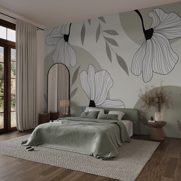 Elegância botânica em tons monocromáticos Elegância botânica em tons monocromáticos