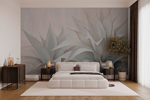 Folhagem elegante em tons suaves. Folhagem elegante em tons suaves.