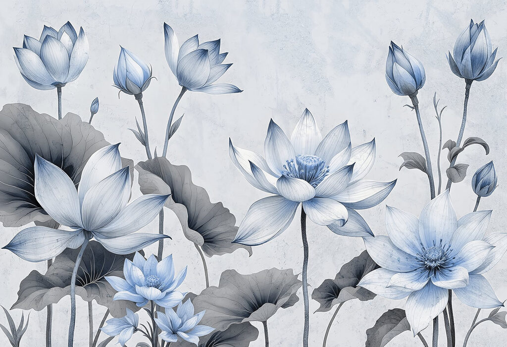 Flores delicadas em tons suaves Flores delicadas em tons suaves
