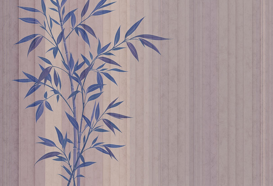 Planta com folhas azuis
