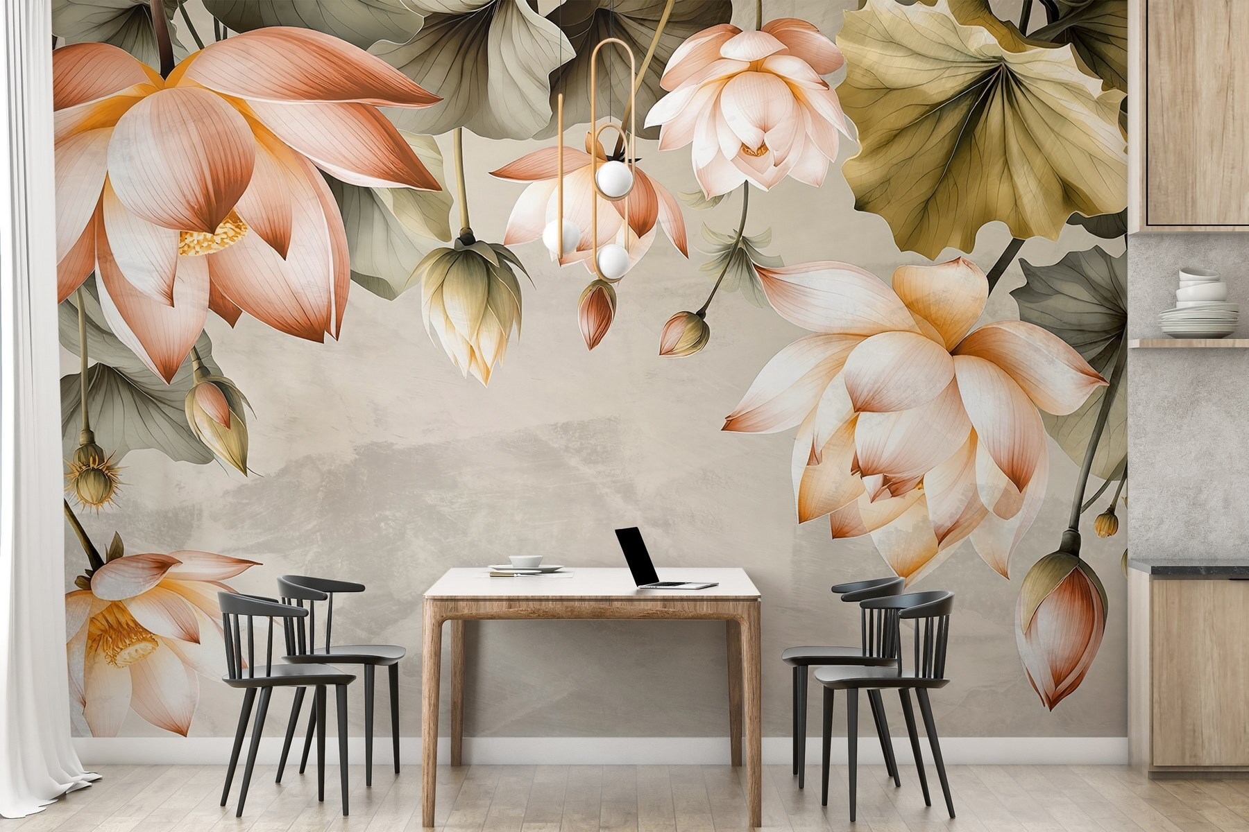 Delicate blossoms in soft hues Delicate blossoms in soft hues