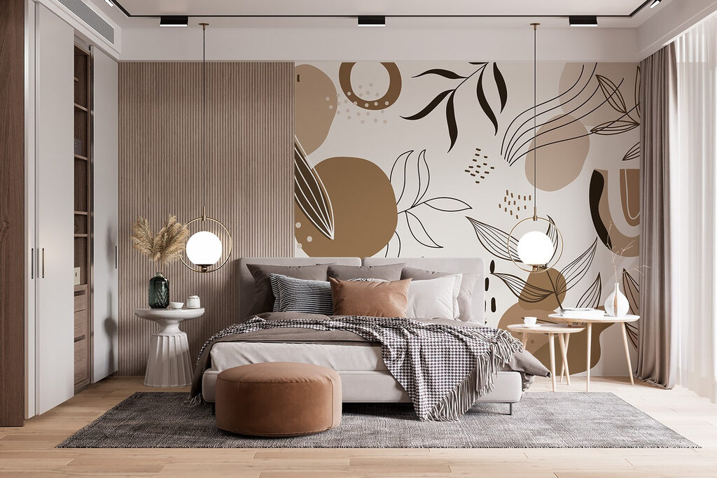 Pattern of leaves and flowers Pattern of leaves and flowers