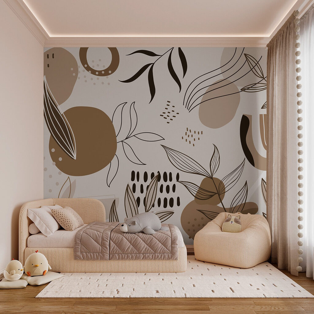 Pattern of leaves and flowers Pattern of leaves and flowers