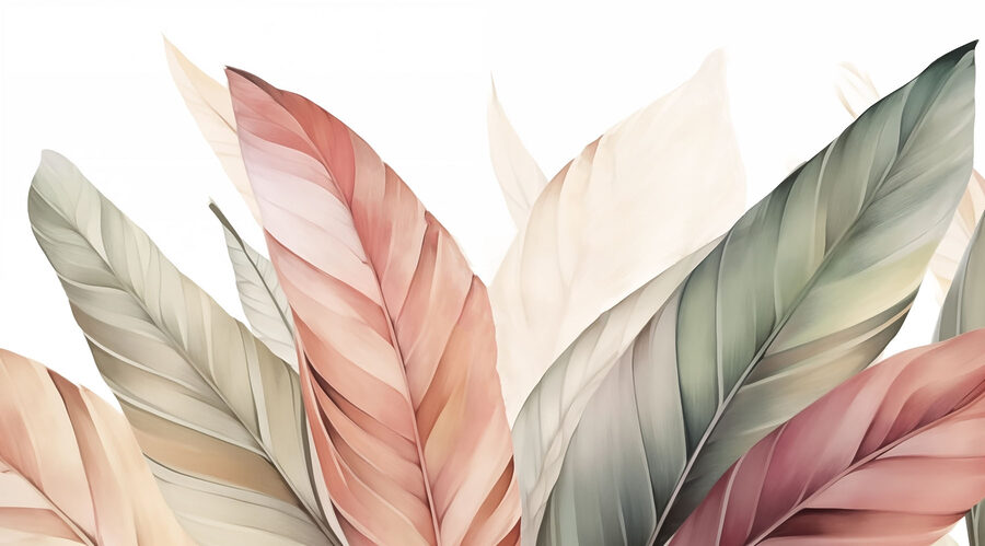 Papel de parede A paleta da natureza em tons suaves - Image 4