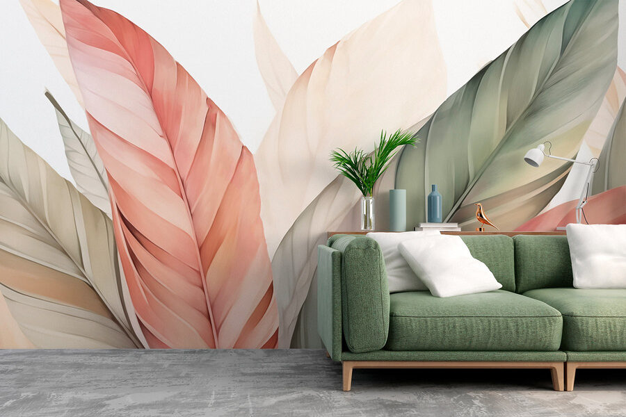Papel de parede A paleta da natureza em tons suaves - Image 3