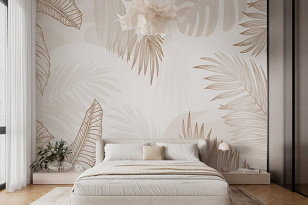 Fundo branco com folhas castanhas Fundo branco com folhas castanhas