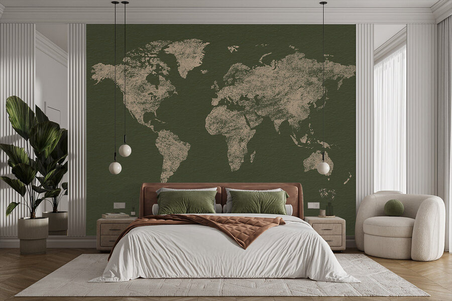 Papel de parede Mapa do mundo