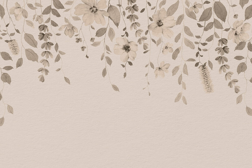 Arranjo floral caprichoso num fundo suave Arranjo floral caprichoso num fundo suave