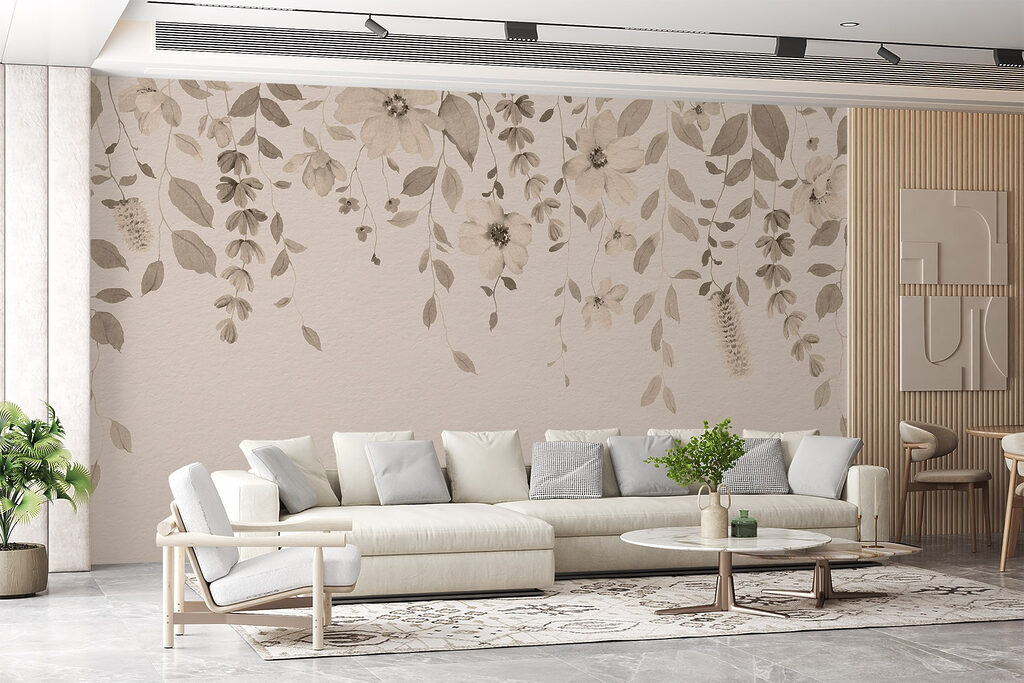 Whimsical floral arrangement on soft background Whimsical floral arrangement on soft background