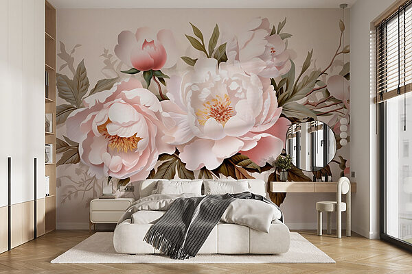 Flores delicadas em cores suaves Flores delicadas em cores suaves