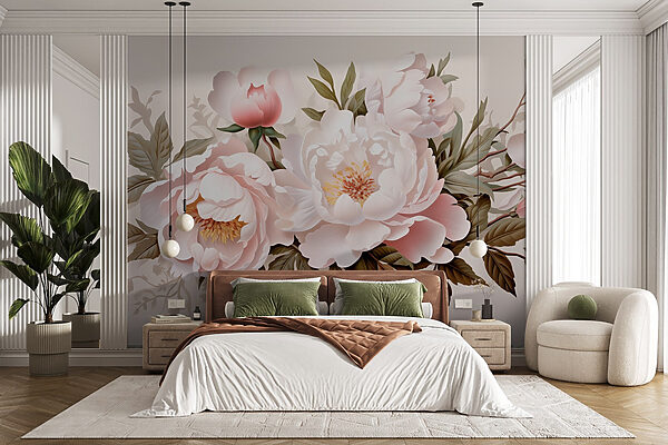 Flores delicadas em cores suaves Flores delicadas em cores suaves