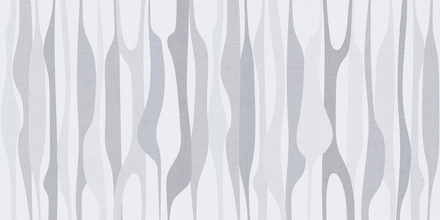 Papel de parede Tecido branco e cinzento com um padrão - Image 6