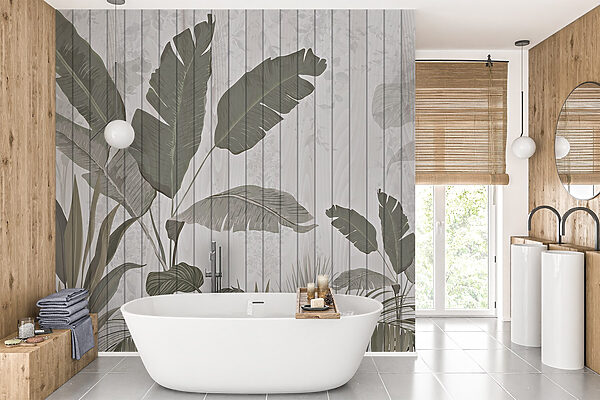Papel de parede com folhas e plantas Papel de parede com folhas e plantas